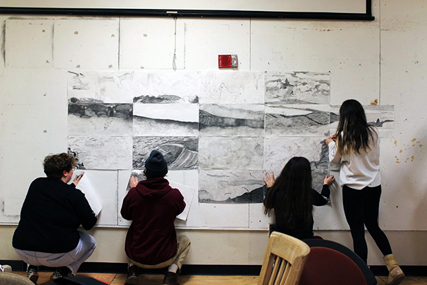 Art meets science to produce mural of biodiversity