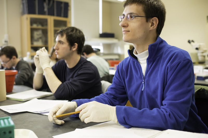 Health Science class at Saint Michael's College
