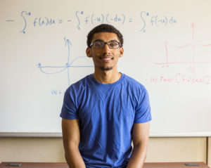 Levi Holmes ’19 hits it big off-court in math studies