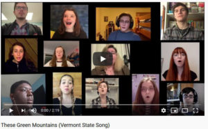St. Mike’s Chorale does virtual choir video of Vermont state song