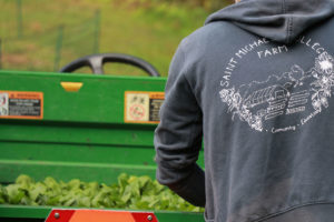 Photo Gallery: Student volunteers visit the Farm