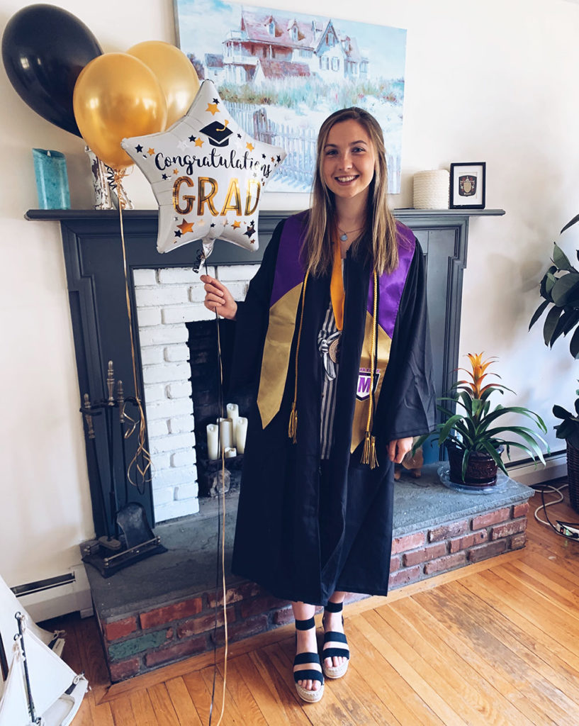 Alumni connections lead to dream job for 2020 graduate Samantha Rossi