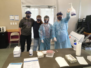 COVID test operations build community on, off campus