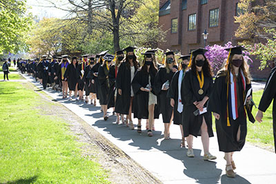 Two outdoor ceremonies send Saint Michael’s graduates forth