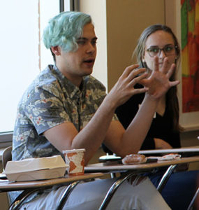 Breakfast gives summer researchers food for thought