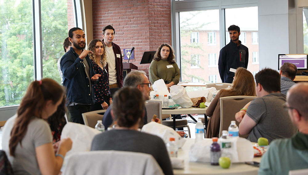 Summer research students share progress at luncheon