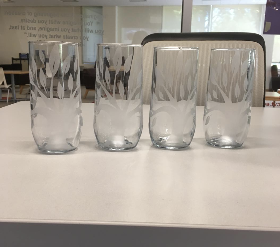 Laser Etched Glass