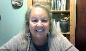 Nearly 300 in hybrid audience interact with First-Year Seminar Common Text author Robin Kimmerer  