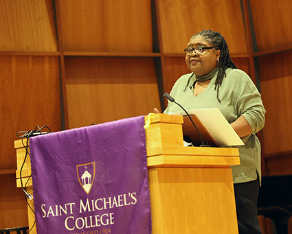 Inaugural Edmundite scholar shares her work, life influences