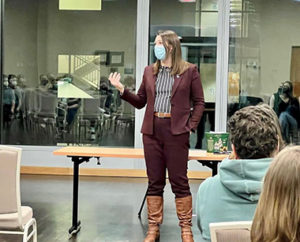 Vermont State Representative Taylor Small visits Saint Michael’s