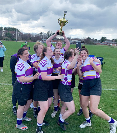 Lucky sevens: Rugby women are regional D2 champs in spring style of play