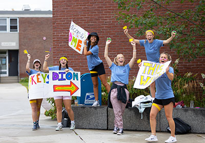 Rain can’t dampen traditional spirit as Class of ’26 moves in