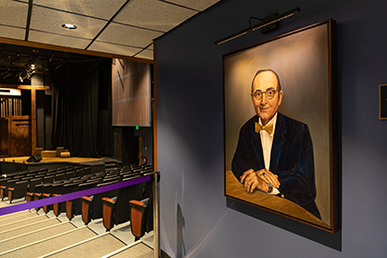 Portrait dedication ceremony honors Playhouse founder Henry Fairbanks