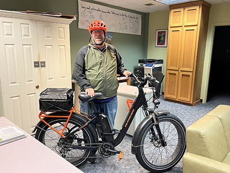 Faculty/staff bike enthusiasts enjoy healthy trips to, from, around campus
