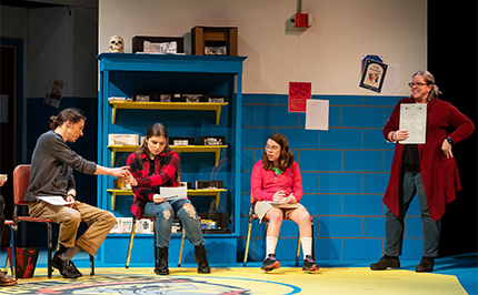 Faculty cameos recharge youthful theater enthusiasms in fall play