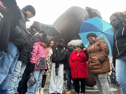 A civil rights legacy, a sculpture and some St. Mike’s magic converge