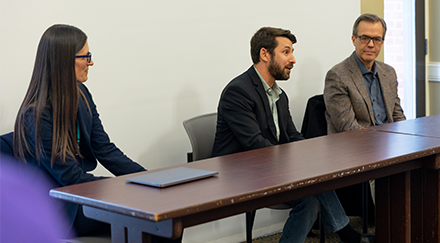 Studio grand opening draws panel of alumni media notables