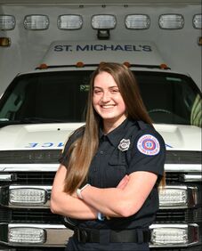 Rescue squad, varsity athletics, two majors and a minor add up to full student life