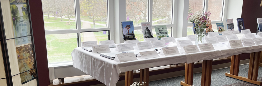 Faculty work on display in library through April 26