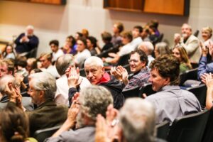 Saint Michael’s professors honored at Academic Convocation for serving as a ‘vital pillar’ to students