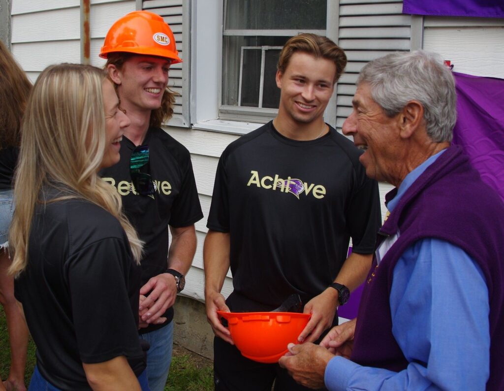 ‘Now this family has a house’: College breaks ground on new Kelley Ski Center