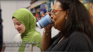 The International Coffee Hour has returned