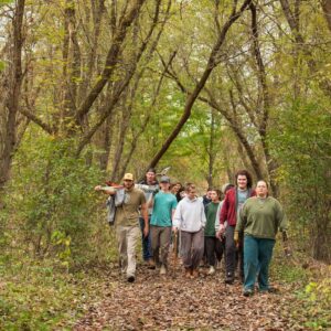 Environmental Science students remove invasive species to get to the root of the problem