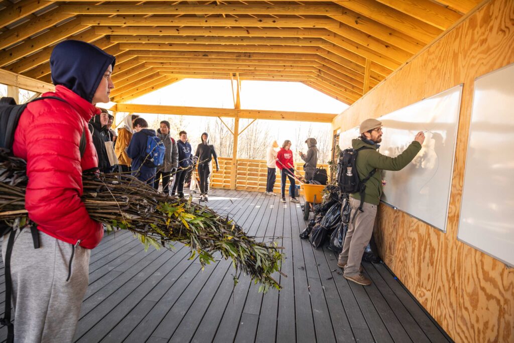 MMU students plant ‘a sense of place’ in the Natural Area