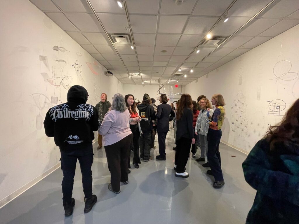 Izzy Kolb kicks off the senior spring art exhibitions