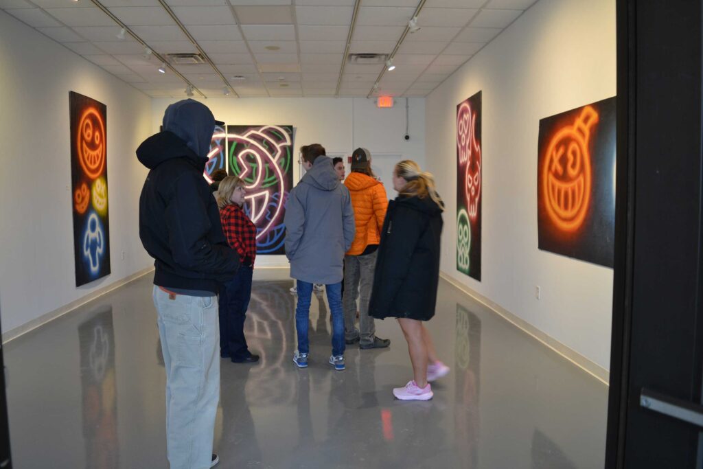 Michael Lynch ’24 exhibits ‘InsomNeon’ in McCarthy