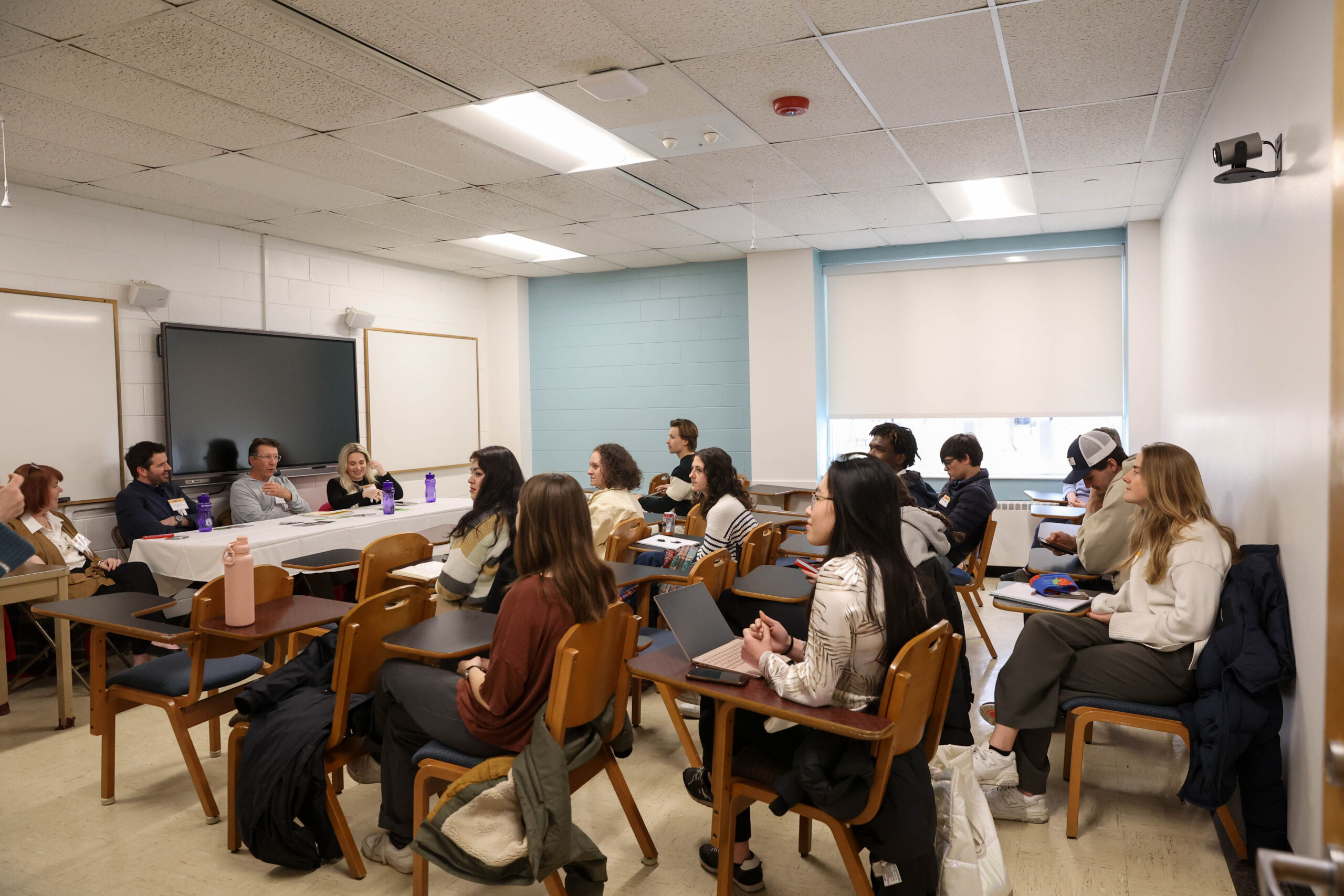 SMC students packed the classrooms to listen to valuable insights from alumni.