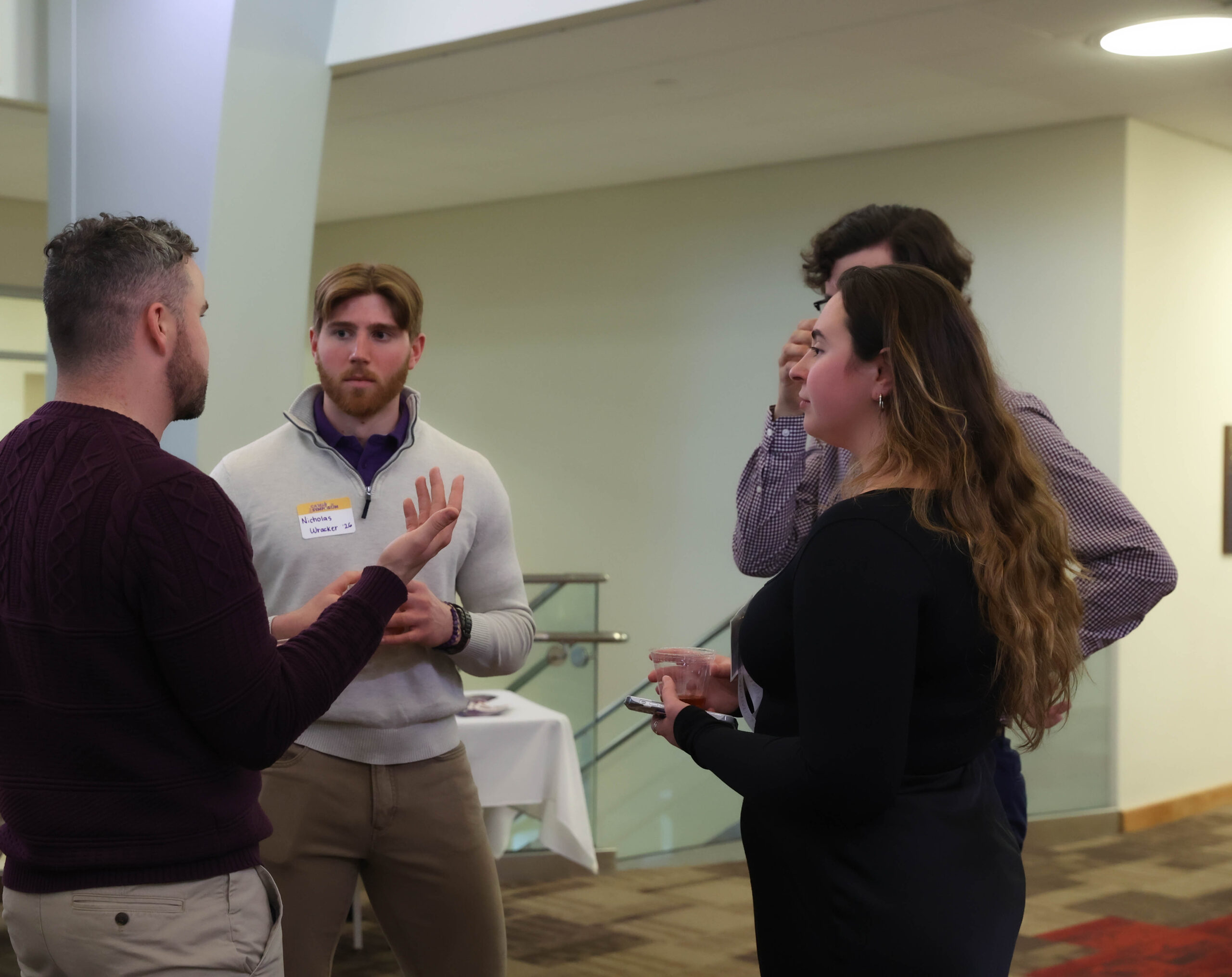 Alumni Board of Directors members Niall Keane '18 and Catherine O'Donnell '22 share their insights with current students.