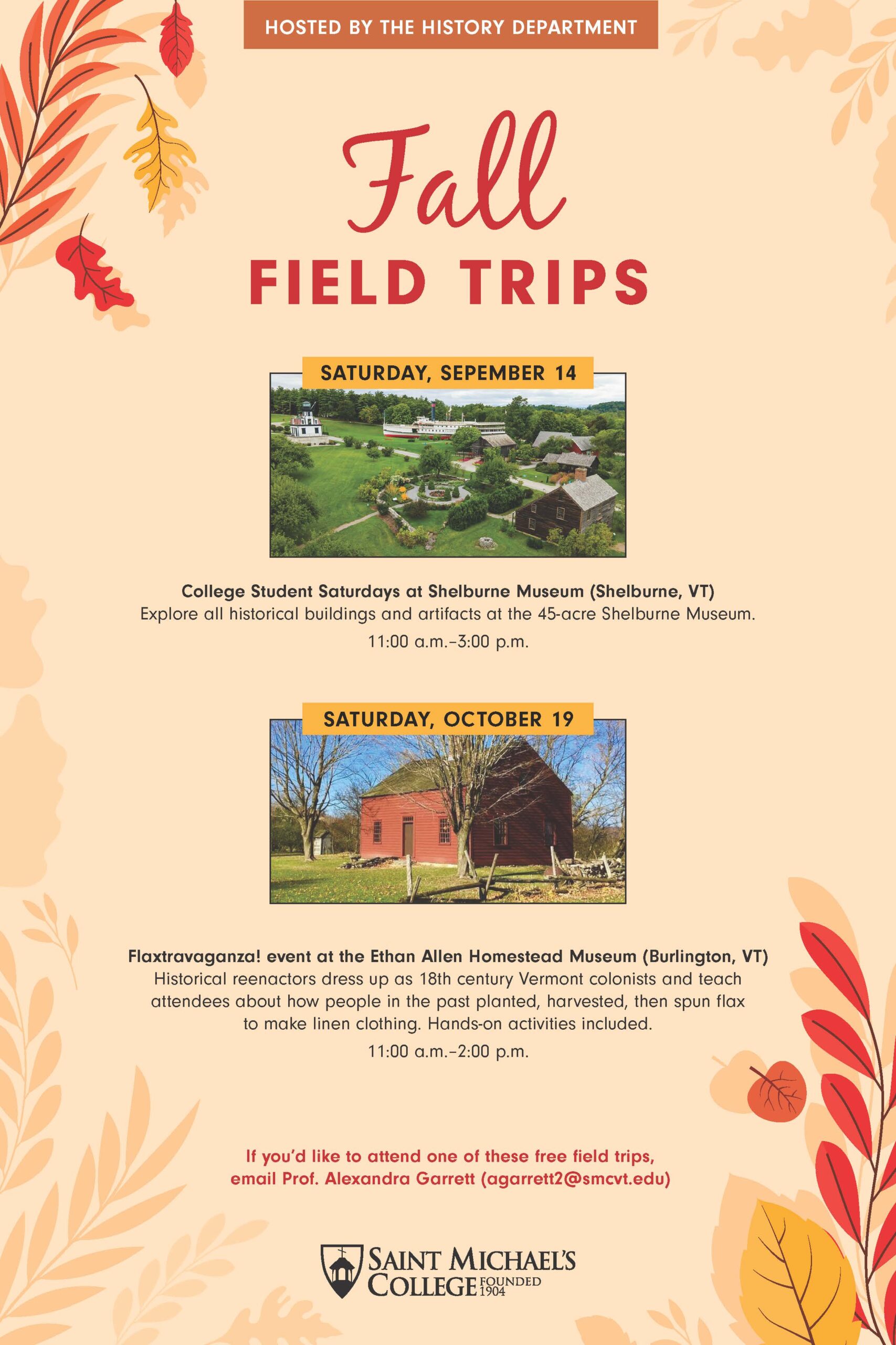 Fall Field Trips