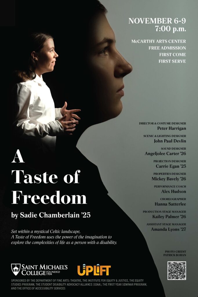 Saint Michael’s College senior explores experience with Cerebral Palsy through original play