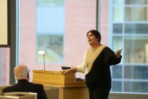 Saint Michael’s College visiting speaker makes case for voting as a duty