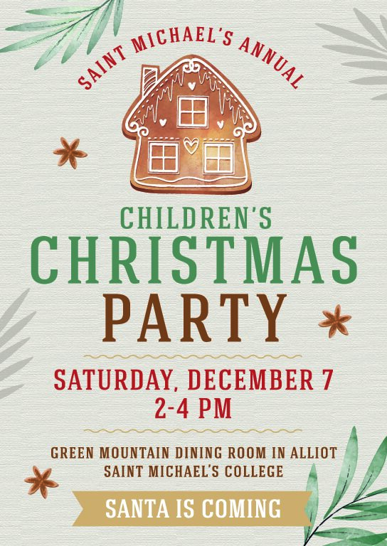 2024 Children’s Christmas party postcard