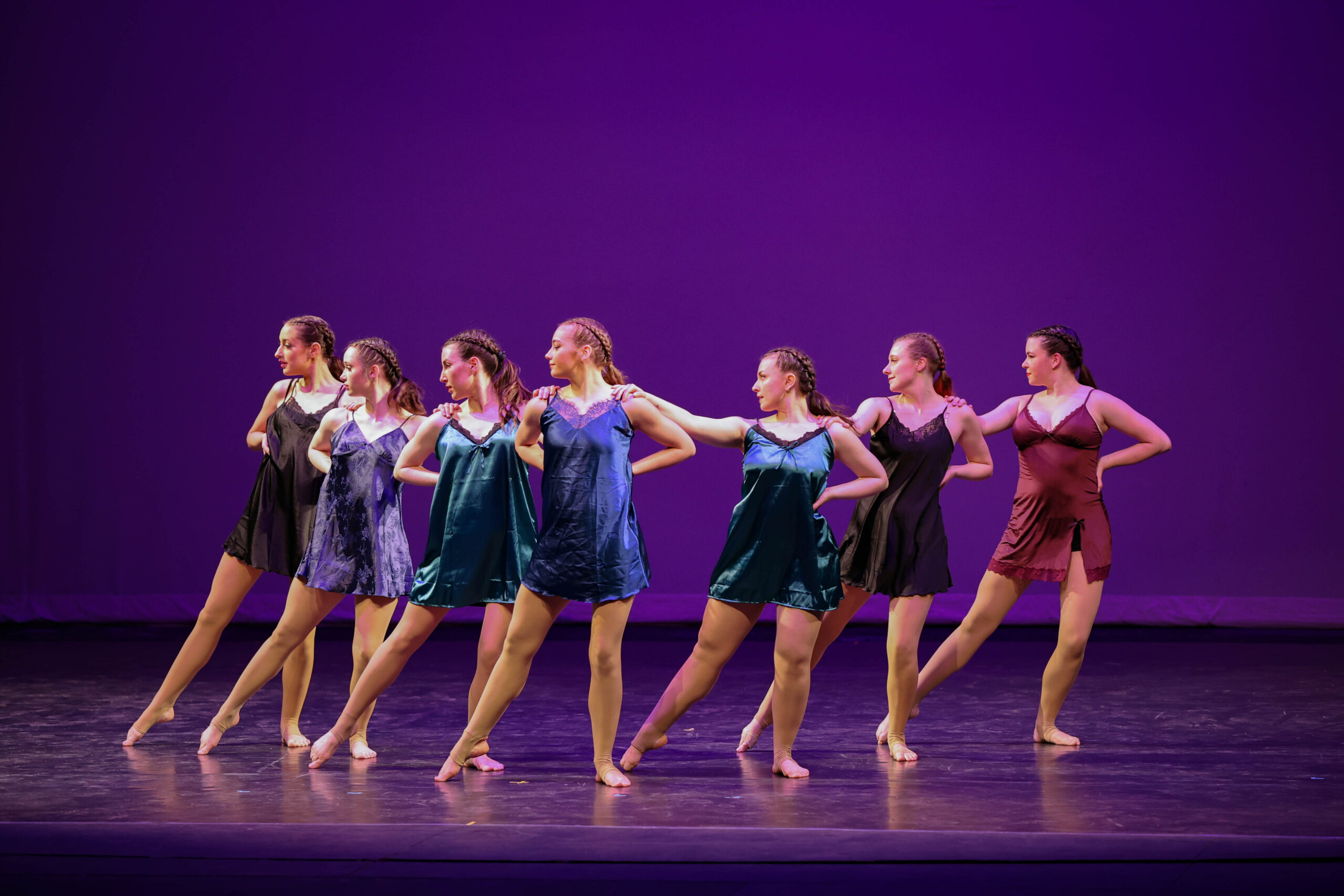 The Saint Michael's College Dance Team performs.