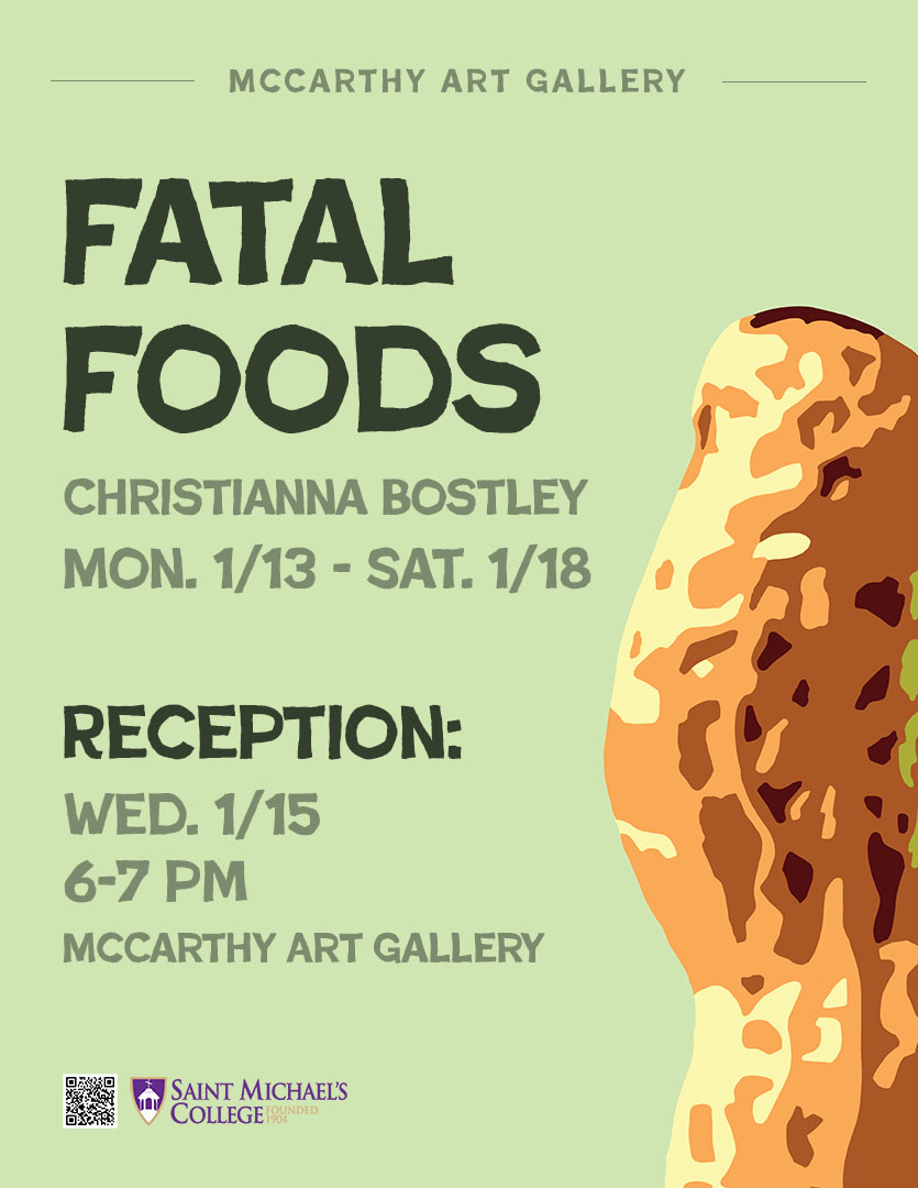 cbostley poster Poster for Christianna Bostley's senior art exhibition in the McGarthy Arts Gallery.