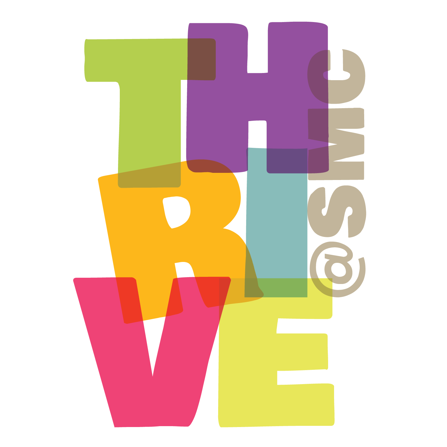 THRIVE @ SMC logo designed by Liberty Jackson '25.