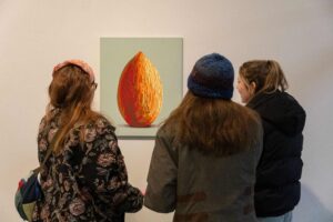 Students merge art, food, and light in spring Saint Michael’s McCarthy Art Gallery lineup