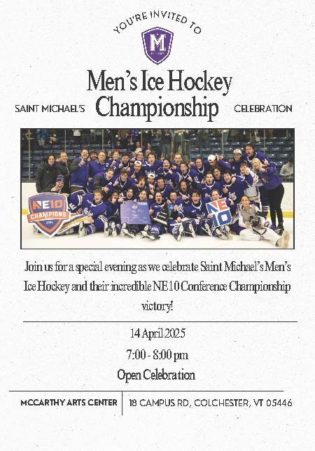 Mens Ice Hockey Championship invitation