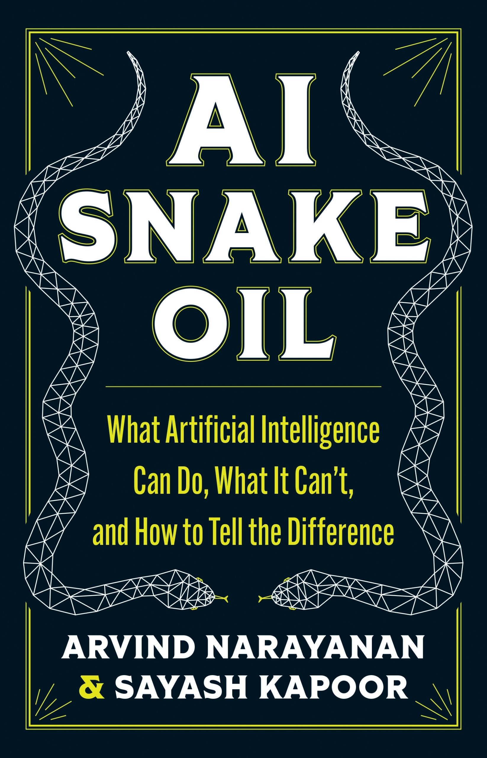 AI Snake Oil book cover