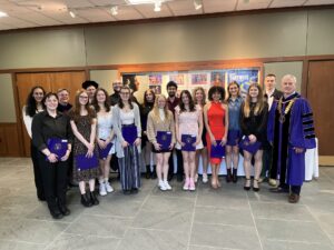 Dozens of St. Mike’s students earned induction into honor societies during 2024-25 academic year